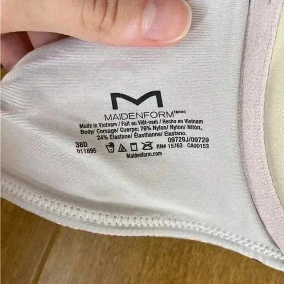 Maidenform Push-Up Bra, Size 38D Flowery Push Up Women’s Bra - Picture 3 of 12